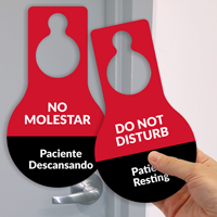 Do Not Disturb Patient Resting Door Hang Tag