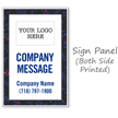 Add Company Message BigBoss Portable Custom Sidewalk Sign