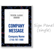 Add Company Message BigBoss Portable Custom Sidewalk Sign