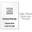 Add Company Message BigBoss Portable Custom Sidewalk Sign