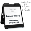 Add Company Message BigBoss Portable Custom Sidewalk Sign
