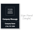 Add Company Message BigBoss Portable Custom Sidewalk Sign
