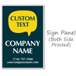 Add Company Name BigBoss Portable Custom Sidewalk Sign
