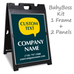Add Company Name BigBoss Portable Custom Sidewalk Sign