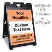 Add Headline Text BigBoss Portable Custom Sidewalk Sign