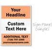 Add Headline Text BigBoss Portable Custom Sidewalk Sign