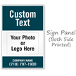 Add Logo Company Name BigBoss Portable Custom Sidewalk Sign