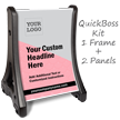 Add Logo Headline BigBoss Portable Custom Sidewalk Sign