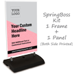Add Logo Headline BigBoss Portable Custom Sidewalk Sign
