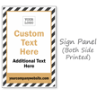 Add Your Logo Text BigBoss Portable Custom Sidewalk Sign