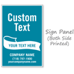Add Your Text BigBoss Portable Custom Sidewalk Sign