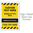 Add Your Text BigBoss Portable Custom Sidewalk Sign