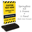 Add Your Text BigBoss Portable Custom Sidewalk Sign