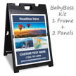 Add Your Text BigBoss Portable Custom Sidewalk Sign