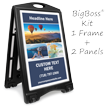 Add Your Text BigBoss Portable Custom Sidewalk Sign