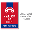 Add Your Text Here BigBoss Portable Custom Sidewalk Sign