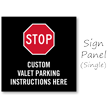 Custom Stop Parking Sidewalk Sign