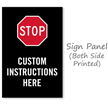 Custom Stop Parking Sidewalk Sign