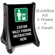 Custom Valet Parking Sidewalk Sign