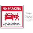 No Parking BigBoss Portable Custom Sidewalk Sign