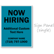 Now Hiring BigBoss Portable Custom Sidewalk Sign