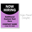 Now Hiring BigBoss Portable Custom Sidewalk Sign