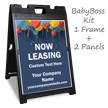 Now Leasing BigBoss Portable Custom Sidewalk Sign