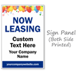 Now Leasing BigBoss Portable Custom Sidewalk Sign