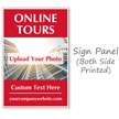 Online Tours BigBoss Portable Custom Sidewalk Sign