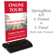 Online Tours BigBoss Portable Custom Sidewalk Sign