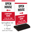 Open House BigBoss Portable Custom Sidewalk Sign
