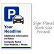Parking BigBoss Portable Custom Sidewalk Sign