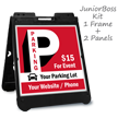 Parking For Event BigBoss Portable Custom Sidewalk Sign