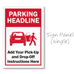 Parking Headline BigBoss Portable Custom Sidewalk Sign