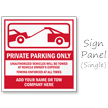 Private Parking Only BigBoss Portable Custom Sidewalk Sign