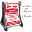 Private Parking Only BigBoss Portable Custom Sidewalk Sign