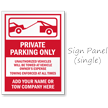 Private Parking Only BigBoss Portable Custom Sidewalk Sign