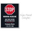 Stop Add Headline BigBoss Portable Custom Sidewalk Sign
