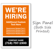 We Are Hiring BigBoss Portable Custom Sidewalk Sign