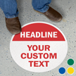 Add Your Headline and Text Custom SlipSafe Floor Sign
