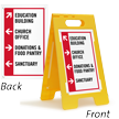 Parking Lot Directory Custom Standing Floor Sign