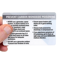 How To Prevent Carbon Monoxide Poisoning Wallet Card