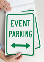 Event Parking Directional Sign Book