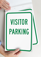 Visitor Parking Sign Book
