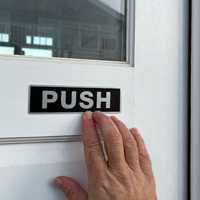 Pull Push Set Sign