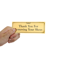 Thank You for Removing Shoes Door Sign