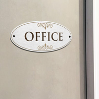 Office DiamondPlate™ Door Sign