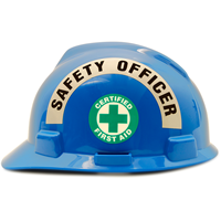 Certified First Aid Hard Hat Labels