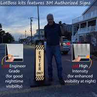 Enter Only Lotboss Portable Sign Kit