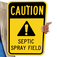 Septic Spray Field Sign